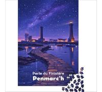 Affiche Perle Du Finistère Penmarc’h Adults 1000 Pieces Puzzle | cosy indoor activity for a snowy day at home when the snow keeps you indoors all day long to enjoy at home50x75cm