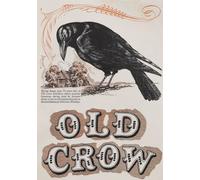 Affiche Prints AD50 Vintage Old Crow Whiskey Advertising Advertisment Reproduction Print Card - A5 (148mm x 210mm)