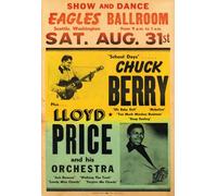 Affiche Prints AD59 Vintage 1950's Chuck Berry Lloyd Price Rock & Roll Concert Advertisement Poster Reproduction Print Card - A5 (148mm x 210mm)