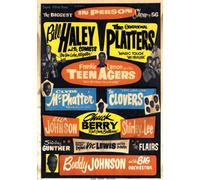 Affiche Prints AD60 Vintage 1950's Bill Haley The Platters Rock & Roll Concert Advertisement Poster - Reproduction Print Card - A5 (148mm x 210mm)