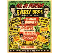 Affiche Prints AD65 Vintage 1950's Everly Brothers Buddy Holly Concert Advertisement Poster Reproduction Print Card - A5 (148mm x 210mm)