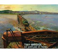 Affiche Prints TU19 Vintage Tay Bridge Scotland Travel Railway Poster Re-Print - A3 (432 x 305mm) 16.5" x 11.7"