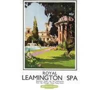 Affiche Prints Vintage British Railway & Travel Poster LNER LMS GWR - Royal Leamington Spa - A3