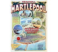 Affiche Prints Vintage Healthful Hartlepool Poster British Travel Durham Resort Tourism Print - A4