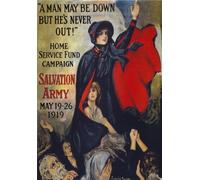 Affiche Prints W68 Vintage WWI Salvation Army War Fund Raising World War 1 Poster WW1 Re-Print Reproduction Print Card - A5 (148mm x 210mm)
