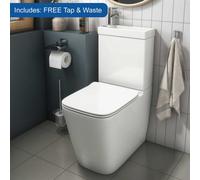 Affine 2 In 1 Toilet Basin Combo Combined Toilet Wc & Sink Space Saving Cloakroom Unit