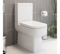 Affine Amelie Close Coupled Back to Wall Rimless Toilet with Soft Close Seat