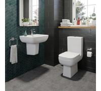 Affine Amelie Close Coupled Toilet & Semi Pedestal Basin