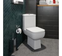 Affine Amelie Short Projection Close Coupled Corner Toilet & Soft Close Seat