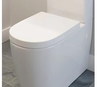 Affine Bordeaux II Soft Close D-Shape Toilet Seat - White