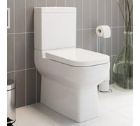 Affine Close Coupled Back To Wall Rimless Toilet Ceramic Cistern Pan & Soft Close Seat
