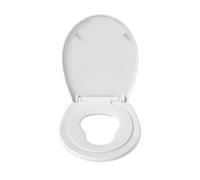 Affine Family Toilet Seat Soft Close Top Fix Quick Release Easy Clean Plastic White