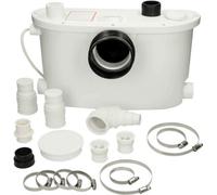 Affine Max Macerator Pump Domestic Sanitary Waste 400W White 4 Inlets Quiet Ip54