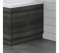 Affine Modern Bathroom 700mm End Bath Panel 16mm Mfc Charcoal Grey Wood Plinth Easy Cut
