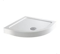 Affine Modern Quadrant Shower Tray 900 X 900mm Easy Plumb Slimline Lightweight White