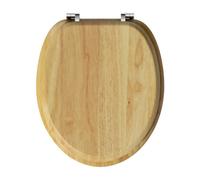 Affine Oak Wooden Bathroom Toilet Seat Bottom Fitting Fixings Included High Quality