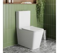 Affine Provence II Close Coupled Rimless Toilet White