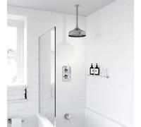 Affine Thermostatic Concealed Lever Cross Shower Bath Filler Ceiling Mounted Fixed Head