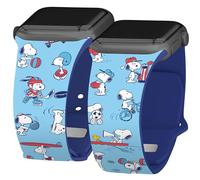 Affinity Bands Peanuts Snoopy in Sports HD Watch Band Compatible with Apple Watch (42/44/45/49mm (46mm Series 10) Short Sports)
