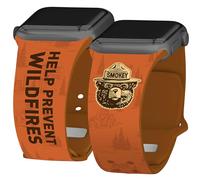 Affinity Bands X Smokey Bear HD Watch Band Compatible with Apple Watch (42/44/45/49mm (46mm Series 10) Long Smokey Bear)