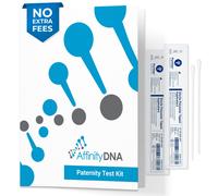 AffinityDNA Paternity DNA Testing Kit - 99.99% Accurate Genetic Swab Test | 21 Loci Paternity Home DNA Test Kits for Father and 1 Child | Results in