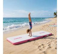 AffinityFurn Air Gymnastics Track, 10/13/16ft Inflatable Gymnastics Tumbling Mat with Pump & Storage Bag, 4 Inches Thickness Air Tumble Track Mat, Training Mat for Home Gym Training Yoga