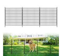 AffinityFurn Decorative Garden Fence, 10 Panels, 32in (H) x 23.6ft (L)