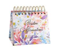 Affirmation Calendar - Motivational Desktop Calendar, Sustainability Assured | Paper 365-Day Perpetual Calendars with Daily Inspirational Quotes, Daily Calendars for Desk Home Ka