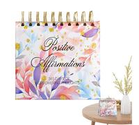 Affirmation Calendar - Paper 14x14x9.5cm | Office Inspirational Quotes | Standing Motivation Calendars | Daily Inspirational Calendars For Positivity, Office & Personal Encouragement