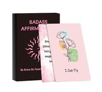 Affirmation Cards - 60 Pieces Mindfulness Cards for Inspiration | Double-Sided Personal Care and Mental Well-Being - Ideal for Journal, Goals, Meditation
