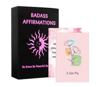 Affirmation Cards, 60 Positive Affirmation Cards for Women, Daily Motivational Messages to Boost Confidence, Awaken Power, and Uplift Mindset, Mental Strength and Self Care Gift for Her