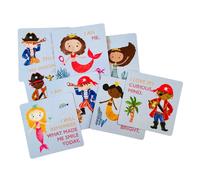 Affirmation Cards for Kids - 54 Mindfulness & Positive Affirmation Cards | Confidence, Self-Esteem, Self-Belief & Resilience | Conversation Cards for Children 4+ | I Am Magic