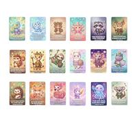 Affirmation Cards for Women | 18 Pieces Mindfulness Deck | Motivational Cards with Animal Pattern, for Mom Dad Sister Daughter Coworker Men Women Friends Family