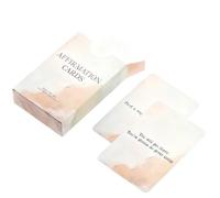 Affirmation Cards - Mindfulness Growth Prompts, Wellness Reflection Deck, Self Discovery Tools for Adults Teens and Groups, Spiritual Card Game, Set of Fifty-Five Pieces