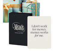 Affirmation Cards Women, Inspirational Daily Messages, 4.72x2.95 Inches, 60 Positive Mindfulness Tools with Uplifting Quotes for Meditation Gratitude Birthday Desk Wellness Routine