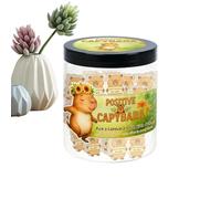 Affirmation Jar - Daily Affirmation Cards, Capibara Affirmation Jar | Best and Ideal for Family, Parents, Neighbors, Couples, Christmas Holidays, Comple