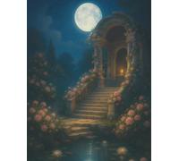 Affirmation Journal - Moonlit Garden Reflections: Daily affirmations for gratitude, self-love, and calm