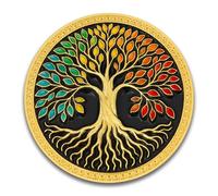 Affirmation Sobriety Coin - Tree of Life Medallion with Serenity Prayer, Inspirational Recovery Token for Sobriety Anniversary, Men & Women in Step Programs