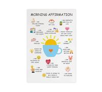 Affirmation Therapy Office Decor School Counselor CBT DBT Therapy Counseling Poster Anxiety Relief Social Psychology Mental Health Canvas Poster Bedroom Decor Landscape Office Room Decor Gift 24x36inc