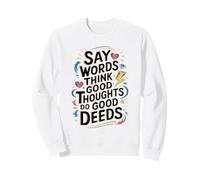 Affirmations Positive Growth Mindset Motivational Sweatshirt