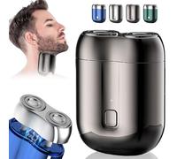Affirmof Shaver, 2025 Upgraded Model Mini Dual-Head Electric Shaver, Pocket Shavers, Portable Electric Shavers, USB Charging, Washable, Double Head Waterproof Compact for Unisex (Gray)