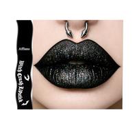Afflano Glitter Black Lipstick Gothic Makeup, Iridescent Black Lip Gloss Shimmery, Long Lasting Shiny Dark Lip Stain for Women, Waterproof Holographic Goth Lipstick for Daily Halloween Goth Makeup #11