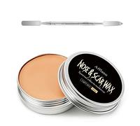 Afflano Halloween Fake Scars Wax SFX Special Effects Cosplay Makeup Kit, Professional Body Nose Face Wound Modeling Scar, Festival FX Stage Theatrical Burn,Wound Scar + Wax Spatula