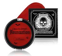 Afflano Red Face Paint Halloween Makeup, Pro Semi-matte Red Body Paint Foundation, Non-Toxic, Goth Clown red Body Painting Eye Black Baseball for SFX Devil Joker zombie Vampire Costume Party Cosplay