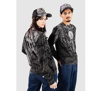 Affliction Crossed Over Long Sleeve T-Shirt lava wash S