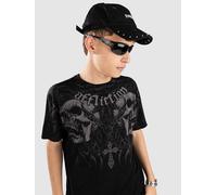 Affliction Decimation T-Shirt black lava wash XL