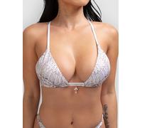 Affliction Elusive Phase Bikini Top antique white XL