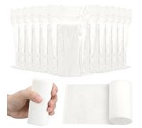Affrolling 12 Rolls Travel Toilet Paper to Go Packs Soft Camping Toilet Paper Bulk Portable Travel Size Compact Pocket Coreless Tissue Rolls for Purses Women Hiking Camp RV Backpacking Outdoor (Clear)