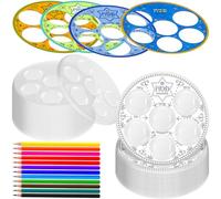 Affrolling 18 Sets Passover Seder Plate Craft Kit Create Your Own Passover Craft for DIY Plate Kit Coloring Holiday Crafts and Activity for Pesach Gifts Home Activity