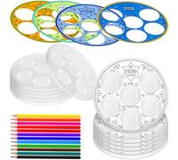 Affrolling 6 Sets Passover Seder Plate Craft Kit Create Your Own Passover Craft for DIY Plate Kit Coloring Holiday Crafts and Activity for Pesach Gifts Home Activity